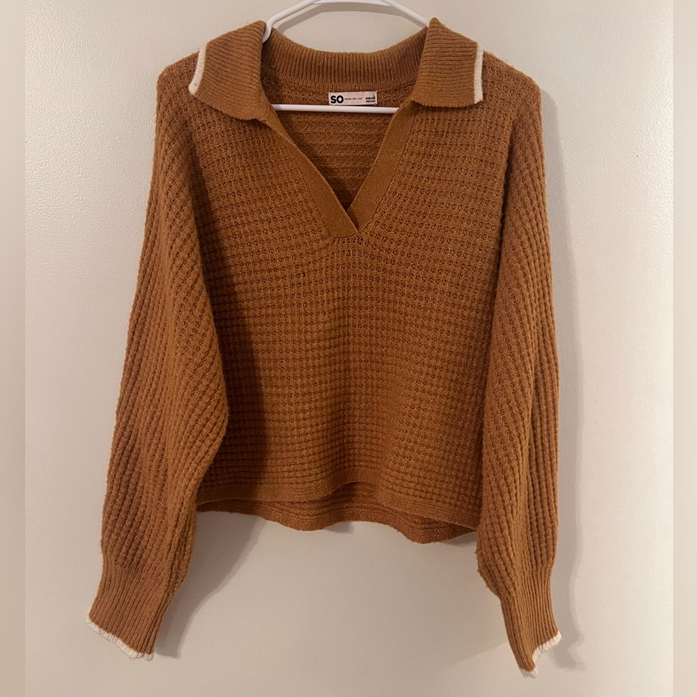 Large Cropped Sweater